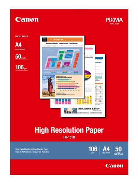 Canon HR-101N Business Use A4 High Resolution Paper (50 Sheets)