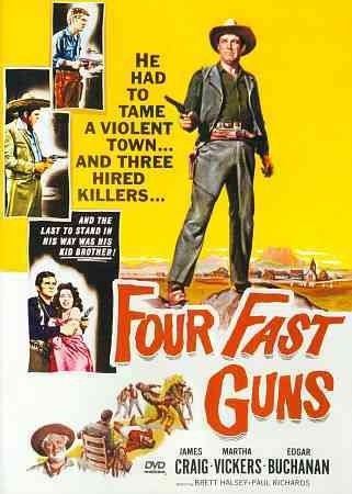 Four Fast Guns - (Region 1 Import DVD)