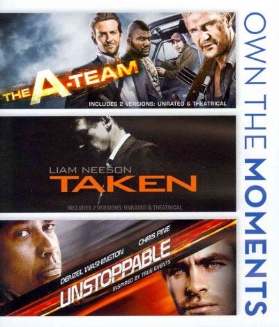 A Team/Taken/Unstoppable - (Region A Import Blu-ray Disc)