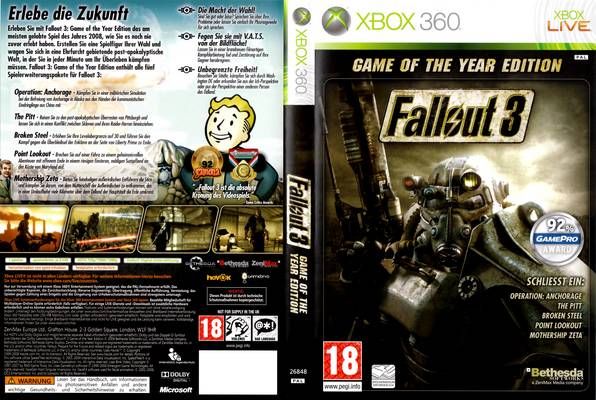 fallout 3 game of the year xbox
