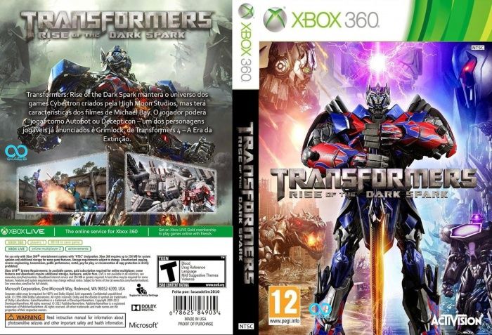 Transformers: Rise of the Dark Spark (XBox 360)