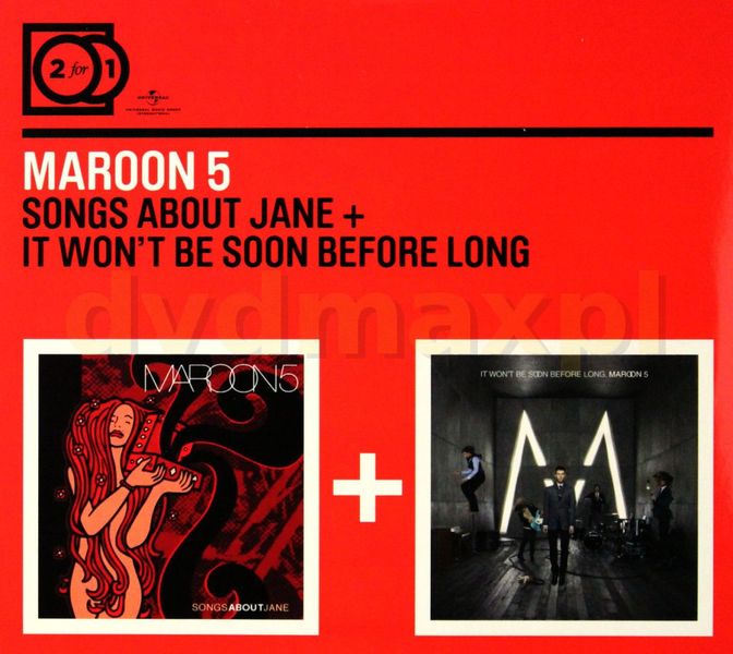 Maroon 5 - 2 for 1:Songs About Jane/It Won't Be Soo (CD)