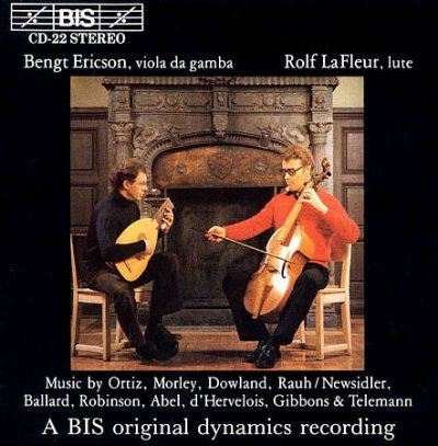 Music for Viola Da Gamba and Lute (Ericson, Lafleur) (CD / Album)