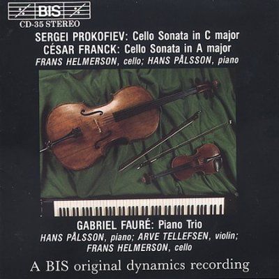 Cello Sonatas (Helmerson, Tellefsen, Palsson) (CD / Album)