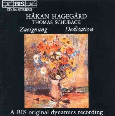 Dedication Zueignung (Hagegard, Schuback) (CD / Album)