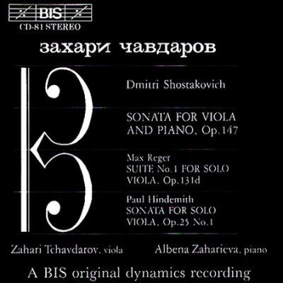 Sonata for Viola and Piano (Reger) (CD / Album)