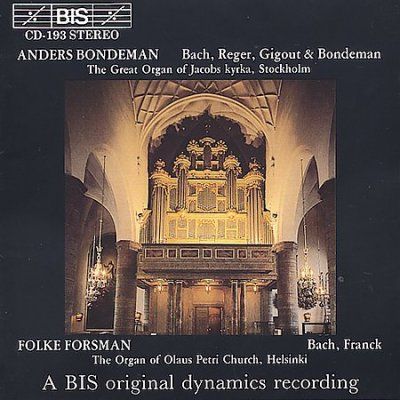 Organs Across the Baltic (Bondeman, Forsman) (CD / Album)