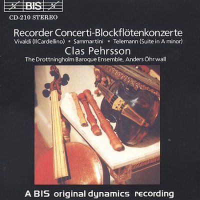 Recorder Concerti (Drottningholms Barockensemble, Ohrwall) (CD / Album)