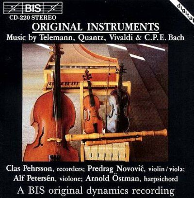 Original Instruments (Drottningholms Barockensemble, Ostman) (CD / Album)
