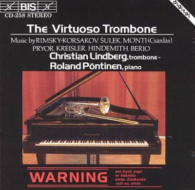 Virtuoso Trombone, The (Lindberg, Pontinen) (CD / Album)