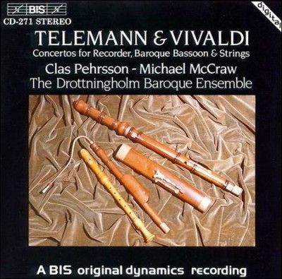 Recorder Concertos (Drottningholms Barockensemble, Mccraw) (CD / Album)