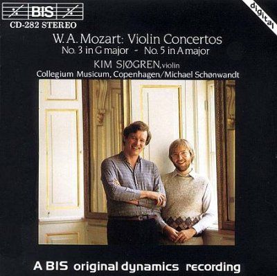 Violin Concerto Nos. 3 and 5 (Schonwandt, Sjogren) (CD / Album)