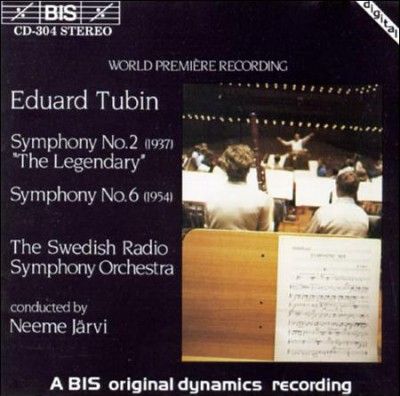 SYMPHONIES NOS 2 &amp; 6/JARVI - Eduard Tubin (CD / Album)