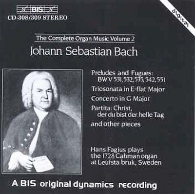 Hans Fagius - Bach: Organ Music Vol 02 (CD)