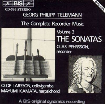 Complete Recorder Music Vol. 3 (Pehrsson, Larsson, Kamata) (CD / Album)