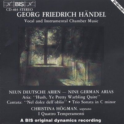 Nine German Arias (I Quattro Temperamenti, Bergman, Hogman) (CD / Album)