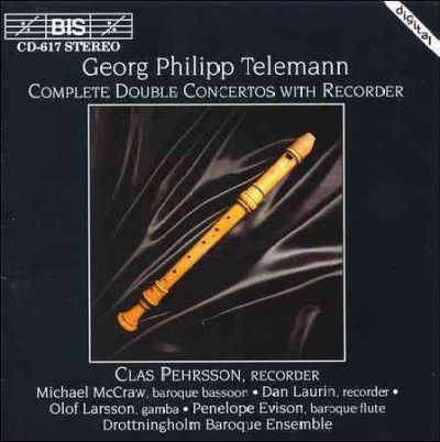 Complete Double Concertos With Recorder (Persson, Laurin) (CD / Album)