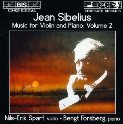 Music for Violin and Piano Vol. 2 (Sparf, Forsberg) (CD / Album)