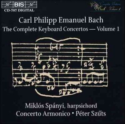 Keyboard Concertos Vol. 1 (Szuts, Concerto Armonico, Spanyi) (CD / Album)