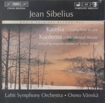 Sibelius/karelia/kuolema (CD / Album)