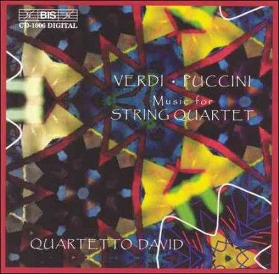 Music for String Quartet (Quartetto David) (CD / Album)