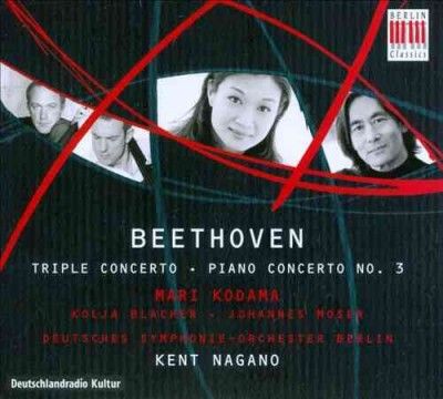 Johannes Moser - Beethoven: Piano Cto No 3/triple Crto (CD)