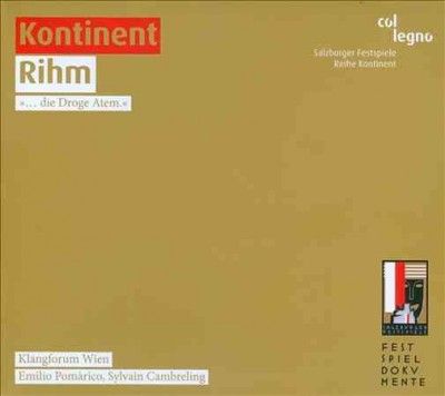 Rihm: Kontinent (CD / Album)