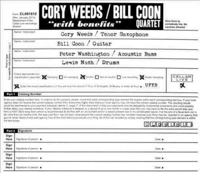 Cory Weeds - With Benefits (CD)