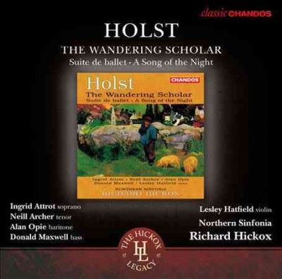 Holst:Wandering Scholar Suite De Ball - (Import CD)