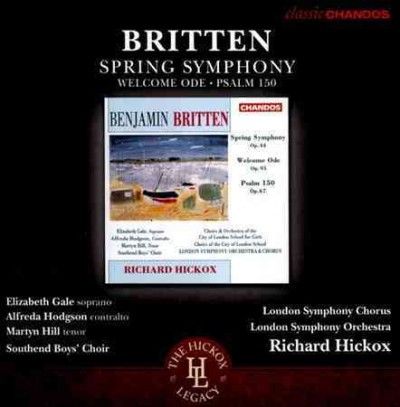 Britten:Spring Sym Welcome Ode Psalm - (Import CD)