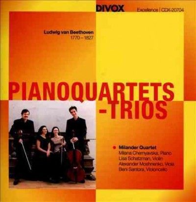 Ludwig Van Beethoven: Pianoquartets-trios (CD / Album)