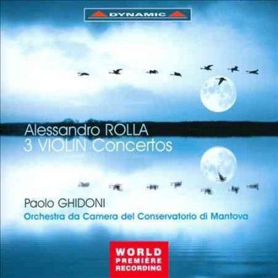 Alessandro Rolla: 3 Violin Concertos (CD / Album)