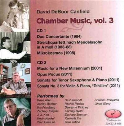 Canfield:Chamber Music Vol 3 - (Import CD)