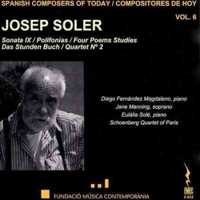 Eulalia Sole - Soler: Spanish Composers Of Today V6 (CD)