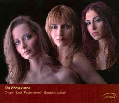 Trio D'Ante Vienna: Chopin/Liszt/Rachmaninoff/Schostakowitsch (CD / Album with DVD)