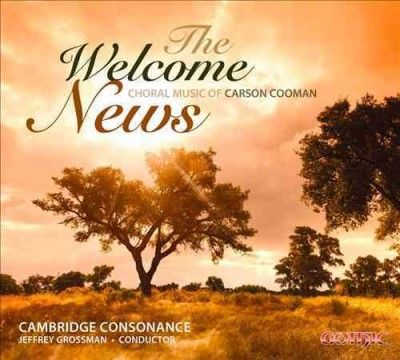 Cambridge Consonance - Cooman: Welcome News (CD)