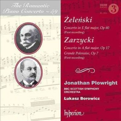 Jonathan Plowright - Zelenski: Romantic Piano Cto Vol 59 (CD)