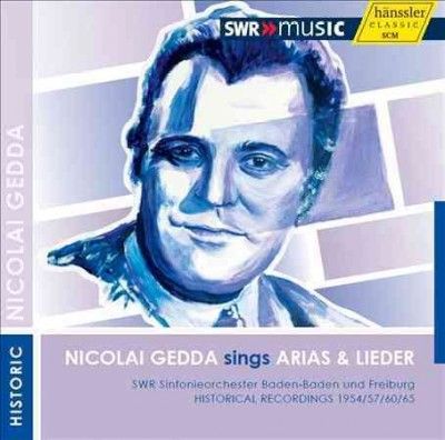 Nicolai Gedda Sings Arias &amp; Lieder (CD / Album)