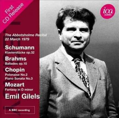 Schumann: Klavierstücke, Op. 32/Brahms: Ballades, Op. 10/... (CD / Album)