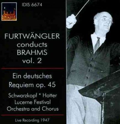 Wilhelm Furtwangler - Furtwangler Conducts Brahms: Vol 2 (CD)