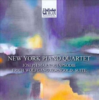 New York Piano Quart - Marx/korngold: Rhapsodie/suite (CD)