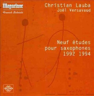 Joel Versavaud - Lauba: Neuf Etudes Pour Saxophones (CD)