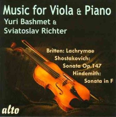 Music for Viola &amp; Piano (CD / Album)