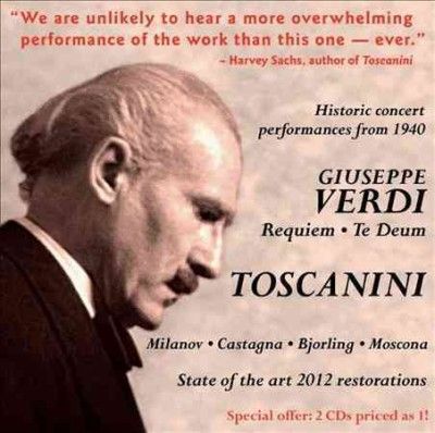 Arturo Toscanini - Verdi: Requiem/te Deum (CD)