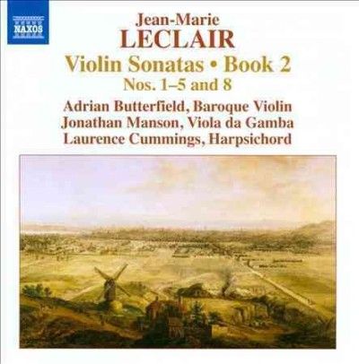Adrian Butterfield - Leclair: Violin Sons Book 2 Nos 1 - 5 8 (CD)