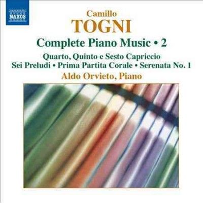 Aldo Orvieto - Togni: Complete Piano Music Vol 2 (CD)