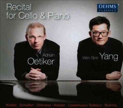 Recital for Cello &amp; Piano (CD / Album)