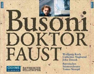 Busoni: Doktor Faust (CD / Album)