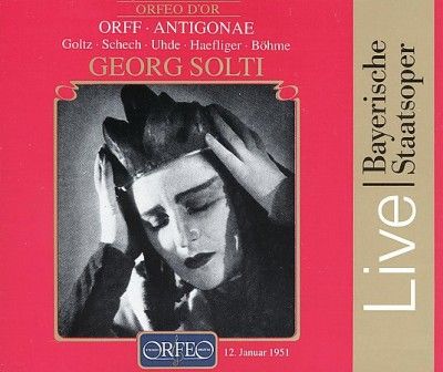 Antigonae (Goltz, Barth, Kusche, Uhde) (CD / Album)