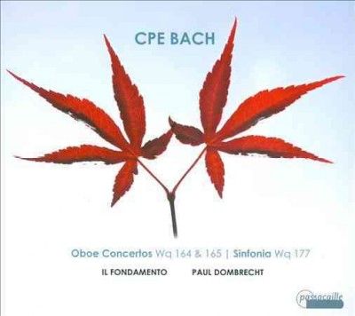 C.P.E Bach: Oboe Concertos, Wq164 &amp; 165/Sinfonia, Wq177 (CD / Album)